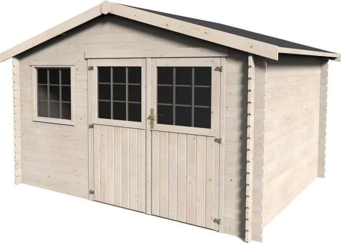 Abri de jardin bois 11,17m² FREVENT DECOR ET JARDIN