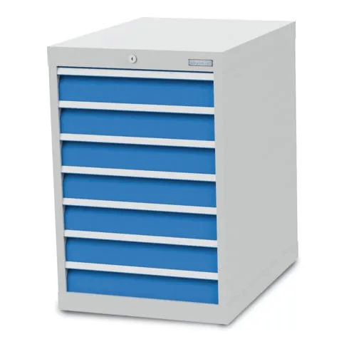 Armoire à tiroirs Bedrunka+Hirth T736 R 18-24 avec 7 tiroirs 7x100 mm