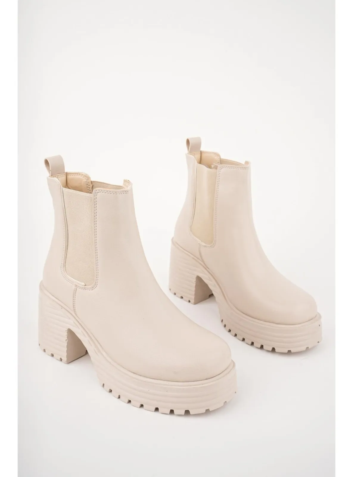 Beige - Boots