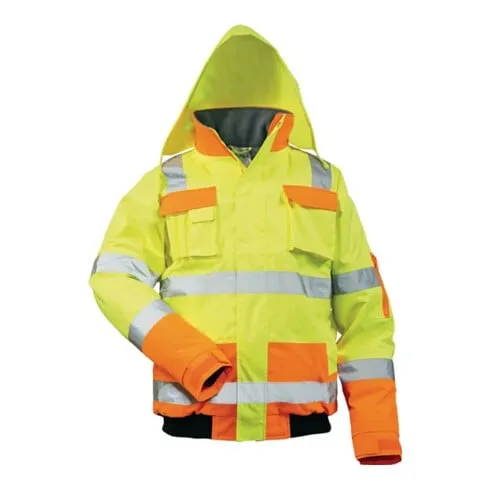 Blouson aviateur de signalisation Mats taille XXL jaune/orange 100 % PES FELDTMA