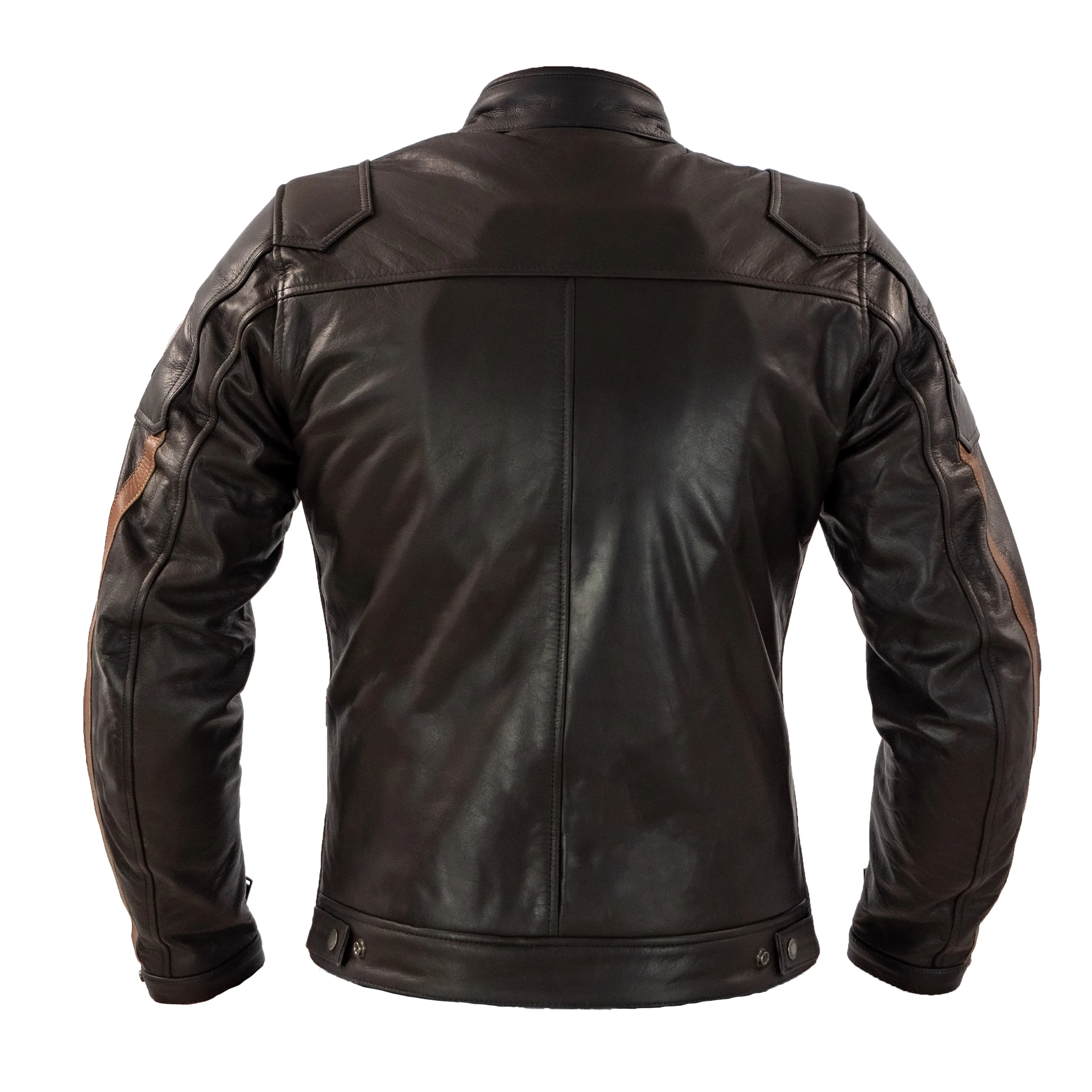 Blouson LUCKER HELSTONS Marron beige - MAXXESS.FR, Blouson moto cuir