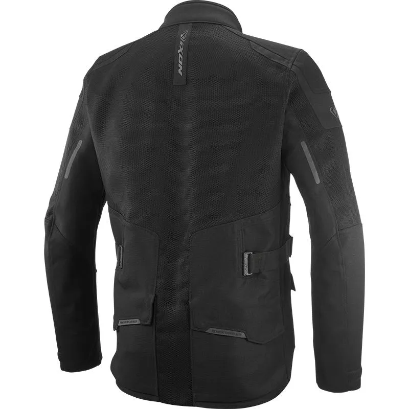 Blouson M-NJORD IXON noir - MAXXESS.FR, Blouson moto textile