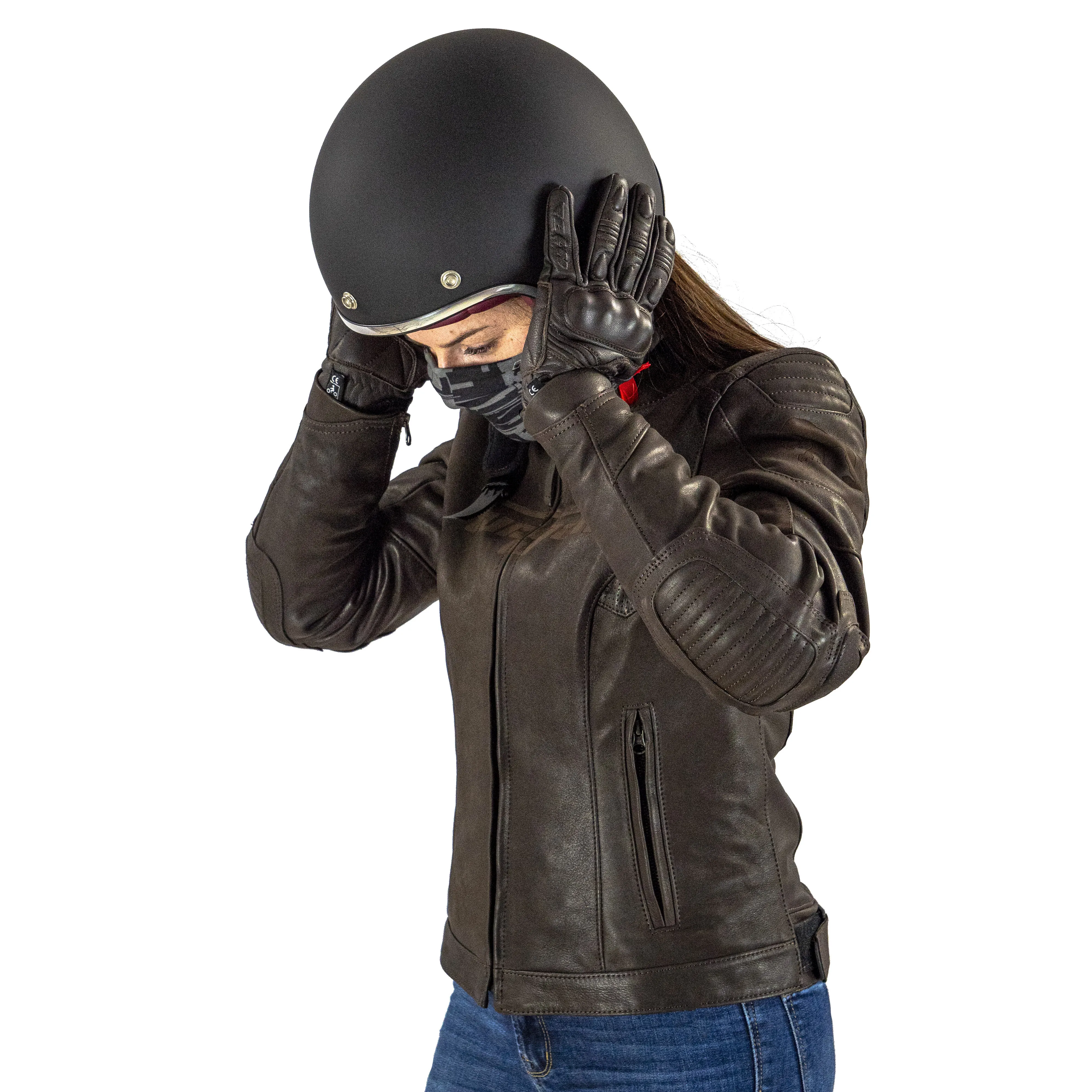Blouson MERYL FURYGAN Marron - MAXXESS.FR, Blouson moto cuir
