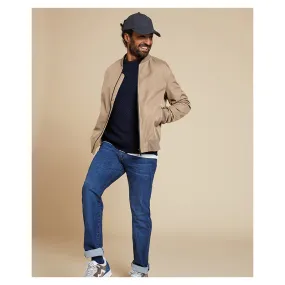 Blouson Neil cross over beige en polyester recyclé