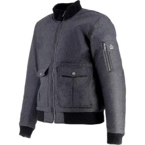 Blouson OFFICER HELSTONS gris - MAXXESS.FR, Blouson moto textile