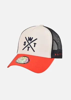 Casquette Tribe Junior - Bleu Marine & Rouge
