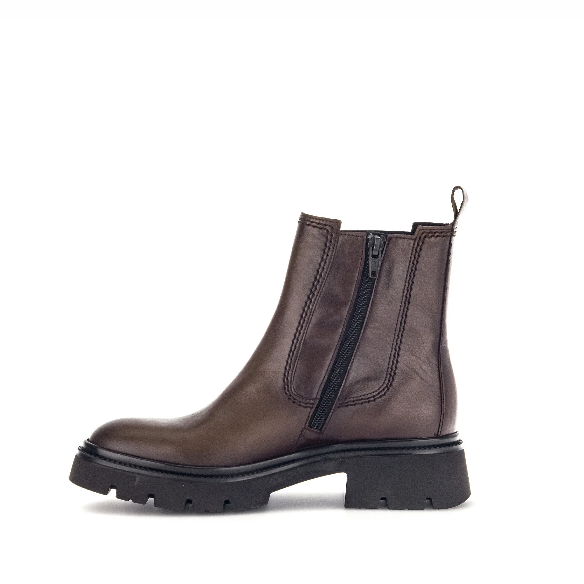 Chelsea Boots cognac en cuir lisse