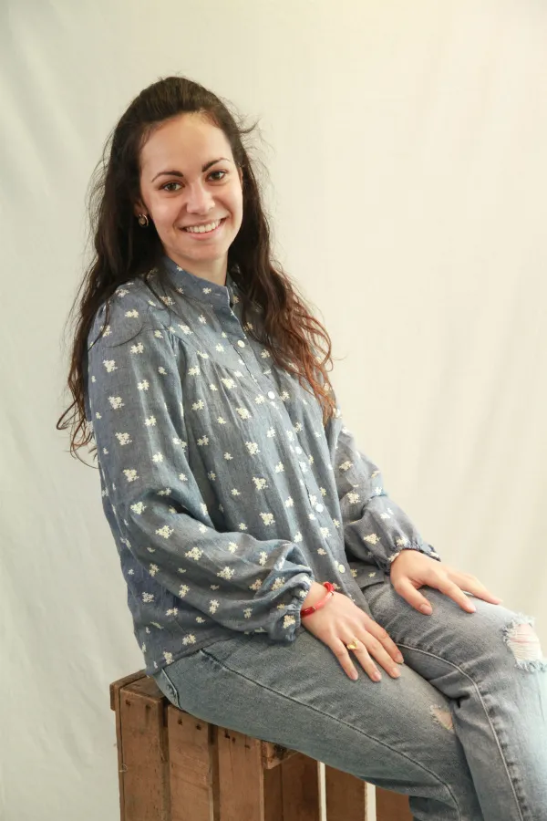 Chemise brodée valentine - Mode et prêt à porter