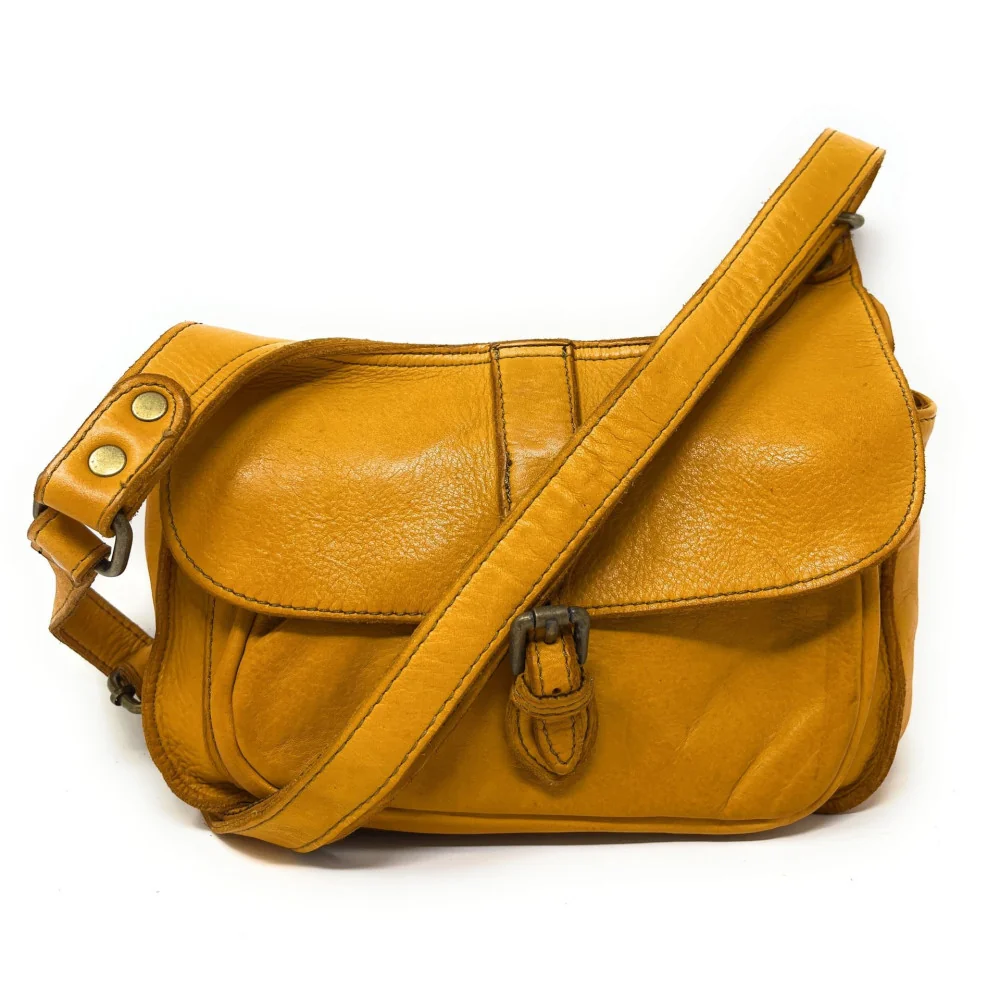 Collection femmes | Sac besace à bandoulière en cuir vintage VALLEY