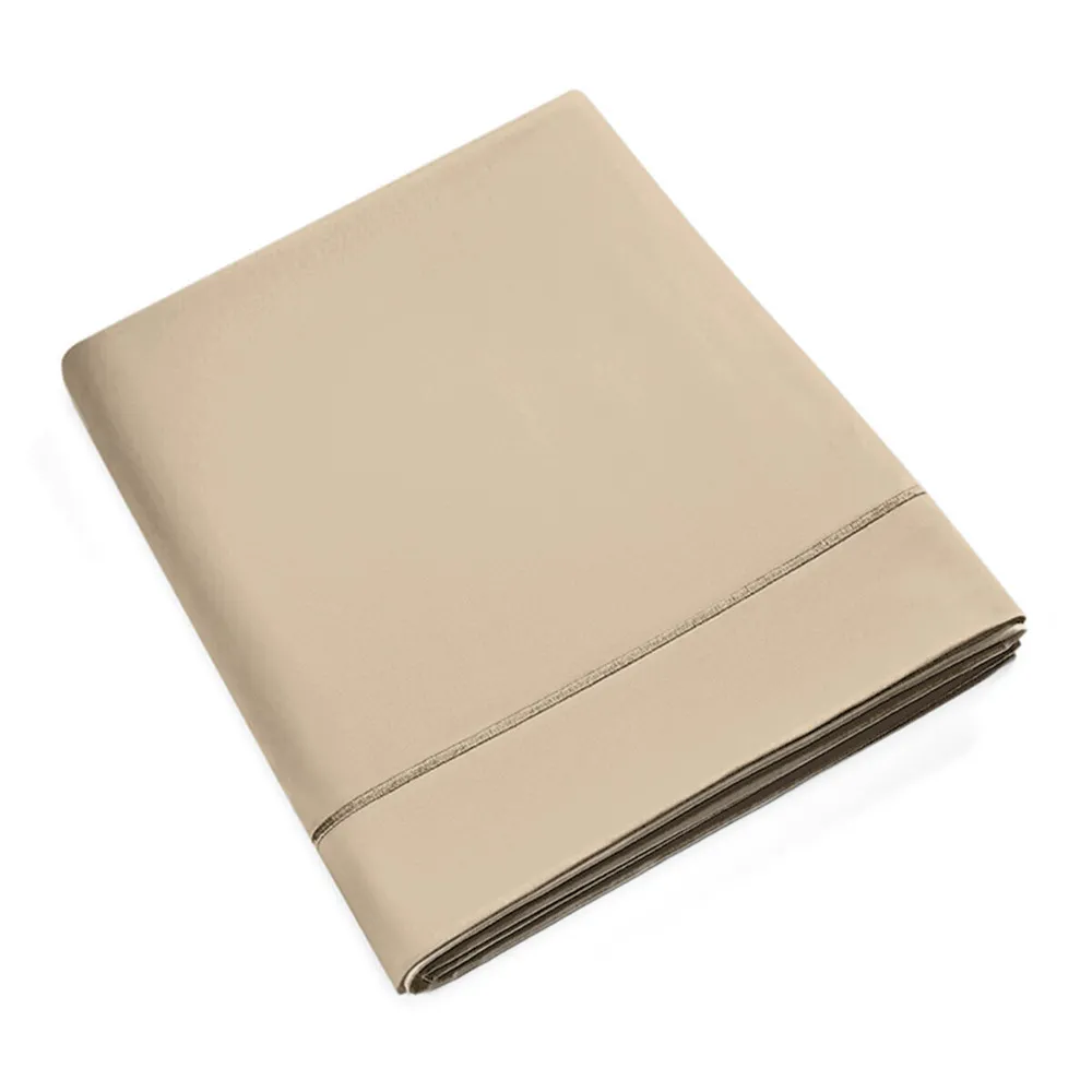 Drap plat percale de coton peigné "Julian" toutes dimensions Coton Pur Taille de drap plat 270 x 300 cm pour lit King 