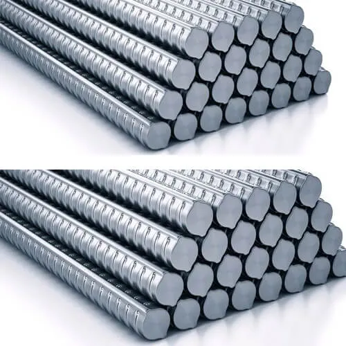 Fer à béton de numéro 8, 10, 12, - Prix/100Kg - Fer Importé - Barre en acier déformée HRB400, diamètre 8, 10, & 12 mm 