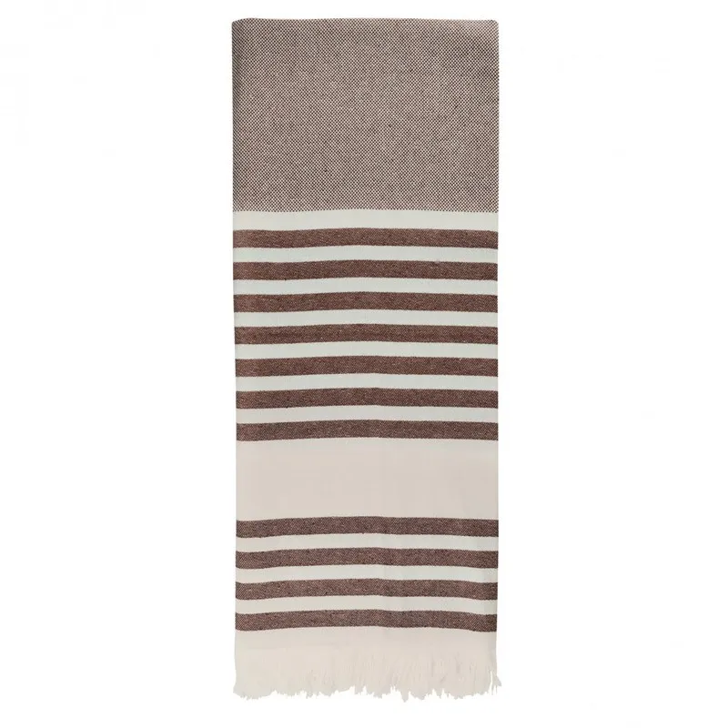 Fouta personnalisée en coton et bouteilles plastiques recyclées - AZOV