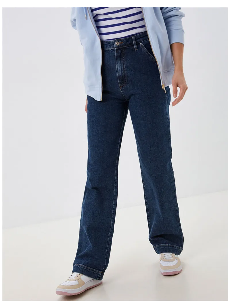 Jean droit taille haute Tommy Hilfiger
