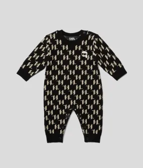 Karl Lagerfeld, Combinaison Ikon Pour Bébés, unisex, Noir/Blanc, Taille: L12M Karl Lagerfeld