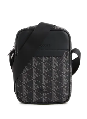LACOSTE  Sac à bandoulière The Blend logotypé - Gris