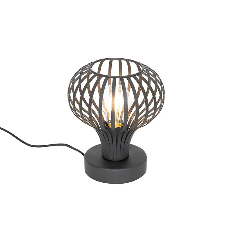 Lampe de table moderne noire - Saphira
