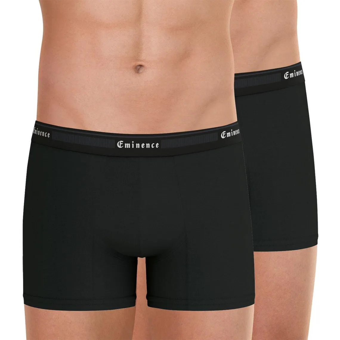 Lot de 2 boxers homme Noir TAILOR/D-POUCH en coton Eminence - Caleçon Homme sur MenCorner