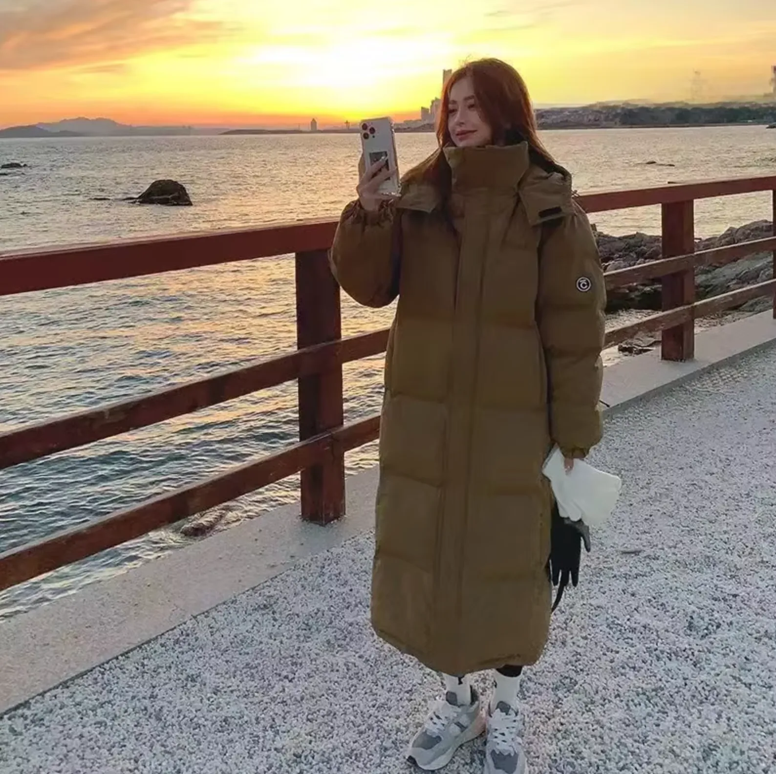 Manteau d'hiver en duvet de coton