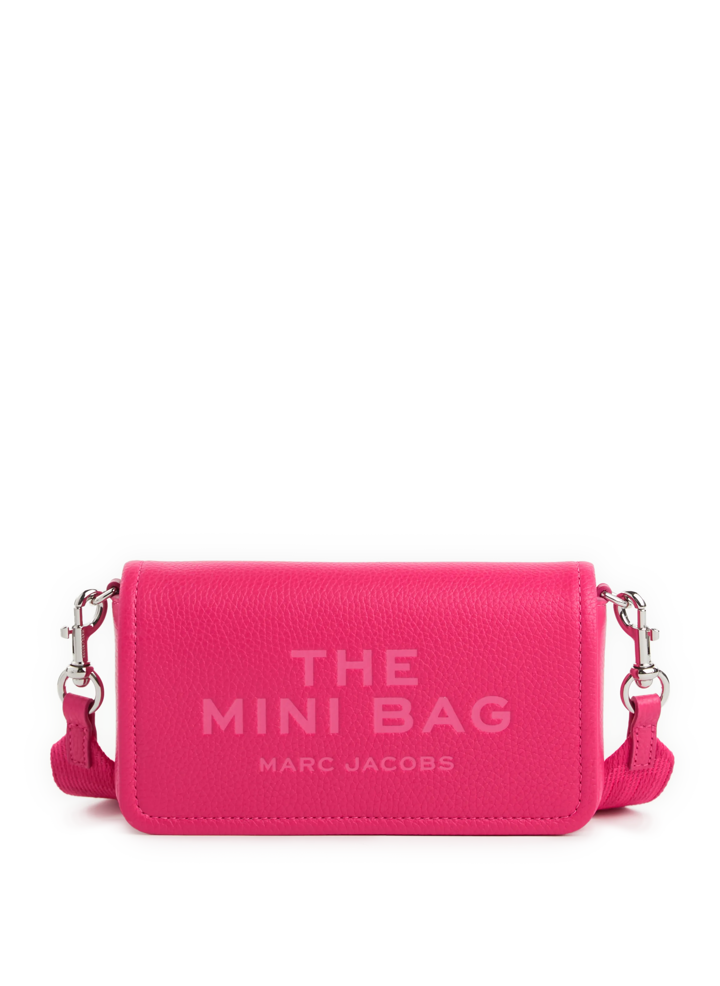 MARC JACOBS  Sac à bandoulière The Leather Mini en cuir - Rose