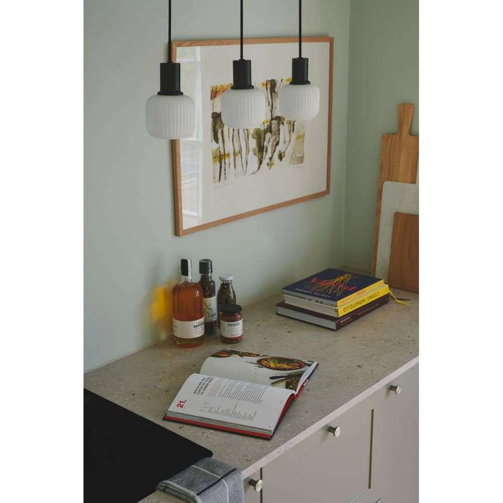 Milford 3 Mini Suspension Rail Black - Nordlux