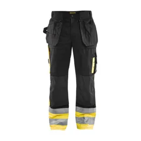 Pantalon de travail artisan haute visibilité Blaklader polycoton
