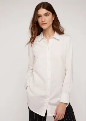 People Tree - Chemise Blanche Coton Hand Made