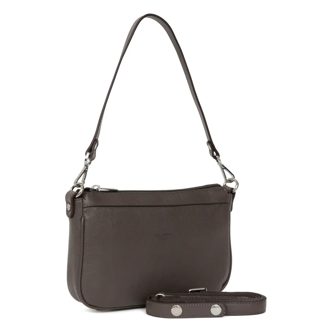 Pochette Cuir CONFORT Taupe | 3 Suisses