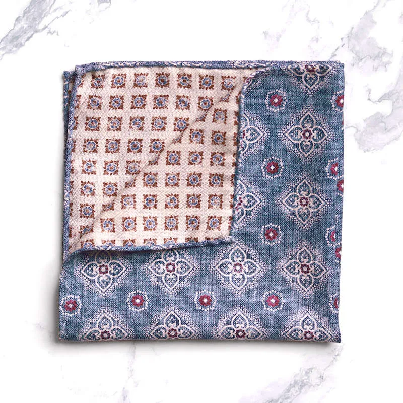 Pochette double – Soie diamantine – Constance