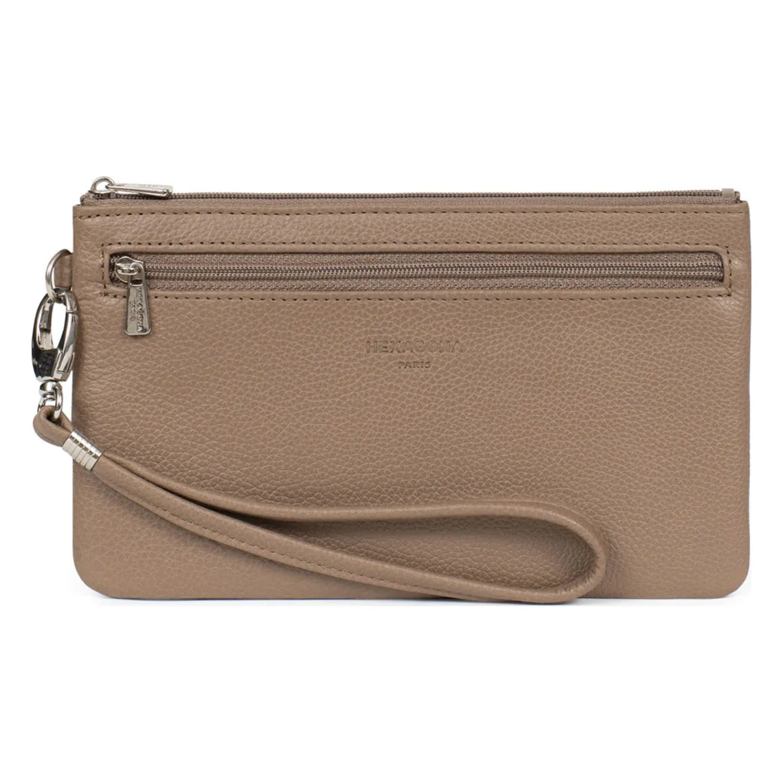 Pochette dragonne Cuir CONFORT Écorce Mina | 3 Suisses