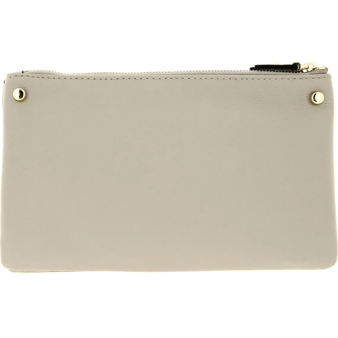 Pochette Gaëtane Cuir - Bandoulière Amovible Mastic gris | 3 Suisses