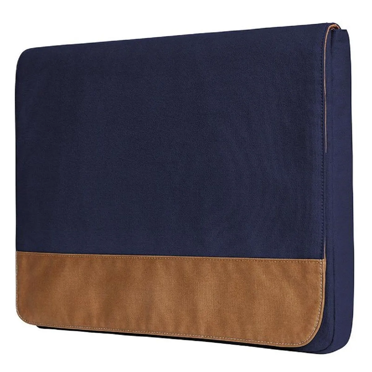 Pochette housse pour ordinateur - 1816522 - bleu marine et brun 