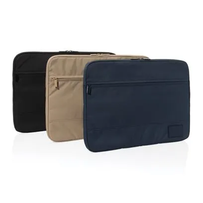 Pochette ordinateur portable 15,6" publicitaire en PET recyclé - FIRAS- Vertlapub