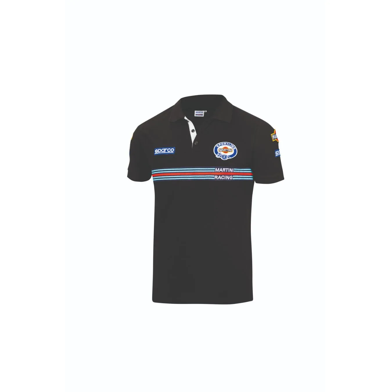 Polo MARTINI RACING replica noir pour homme