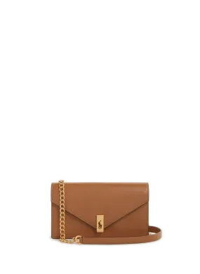 POLO RALPH LAUREN  Sac à bandoulière en cuir - Marron