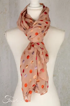 Privatsachen Foulard en soie à pois Schnittpause Liebend