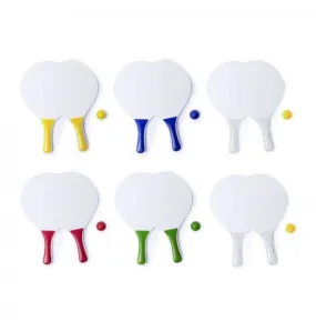Raquette de Plage Personnalisable Kongal en Bois en Coloris Divers