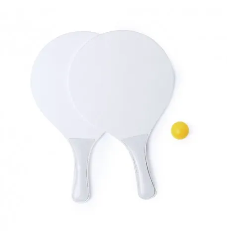 Raquette de Plage Personnalisable Kongal en Bois en Coloris Divers