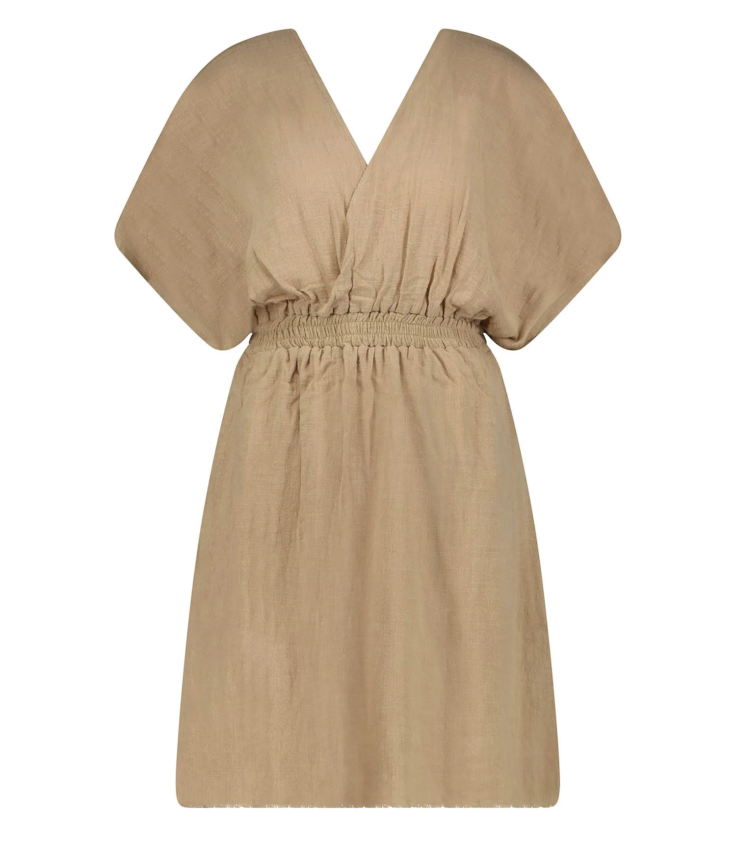 Robe courte Empire Caffe Latte Maison Saint Julien - Jane de Boy