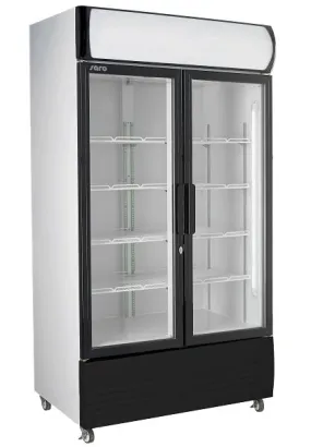 Réfrigérateur à boissons Saro avec panneau publicitaire - modèle 2 portes GTK 580 453-1007 acheter à bas prix 