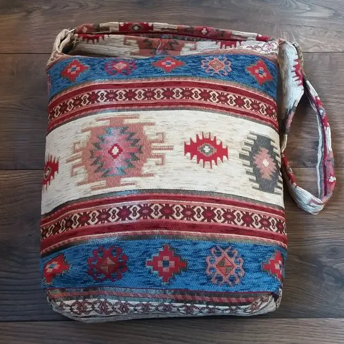 Sac en bandoulière artisanale, sac en bandoulière arménien, sac de la roue de l'éternité