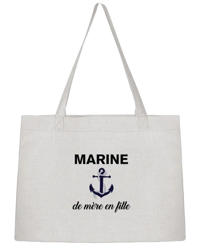 Sac Shopping Marine de mère en fille par tunetoo