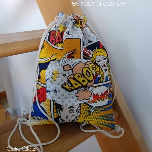 Sac à dos comics