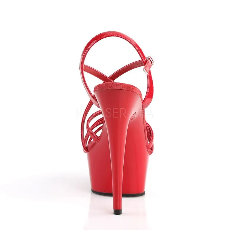 Sandales rouges plateformes