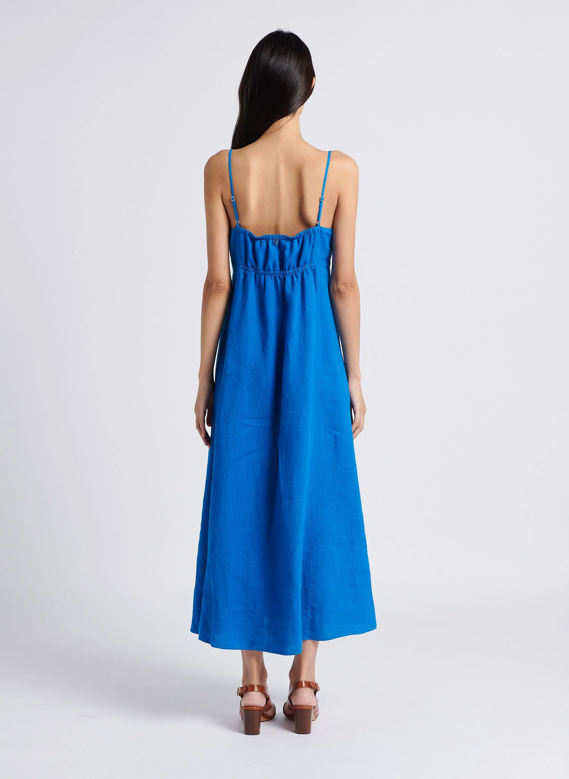 SANDALES à TALON EN CUIR N688 - RIVECOUR pour FEMME | Printemps