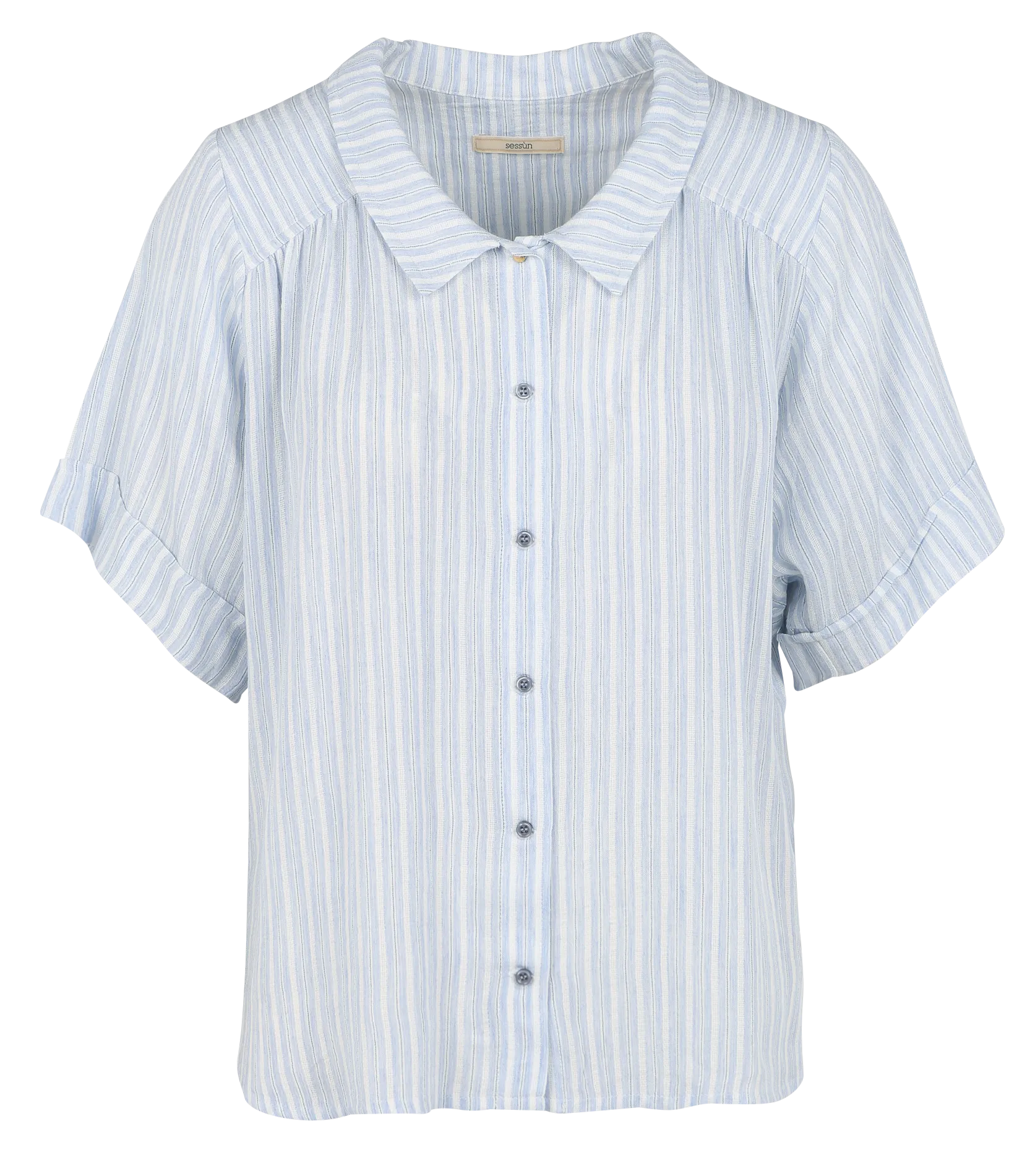 SESSUN  Chemise col classique ambroggio - Bleu