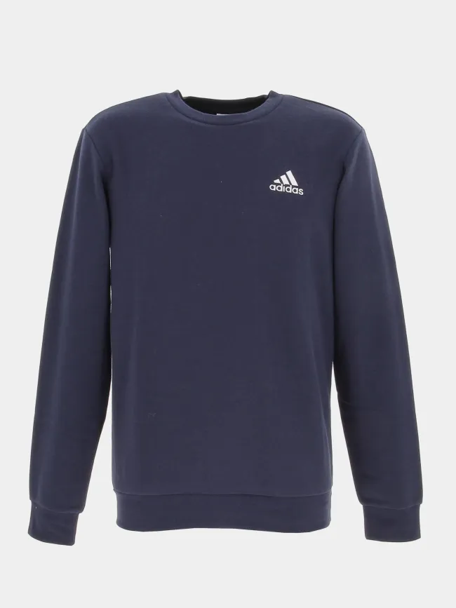 Sweat feelcozy logo brodé bleu marine homme - Adidas | wimod