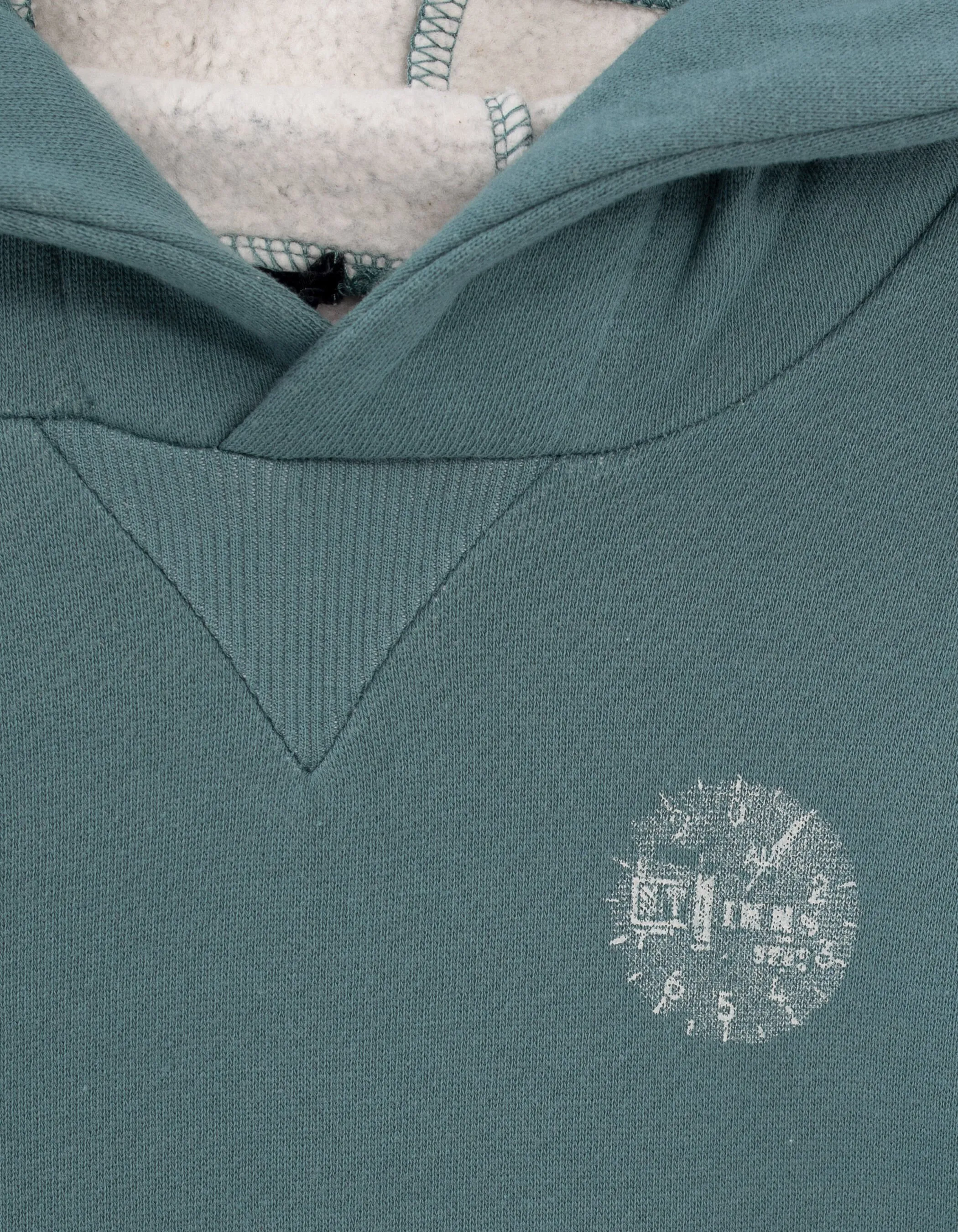 Sweat green stone avec lunettes garçon 