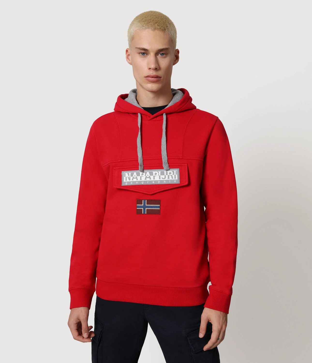 Sweat Napapijri Men Burgee Winter 1 Red Tango