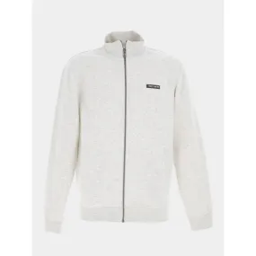 Sweat zippé narkus chiné blanc ivoire homme - Teddy Smith | wimod