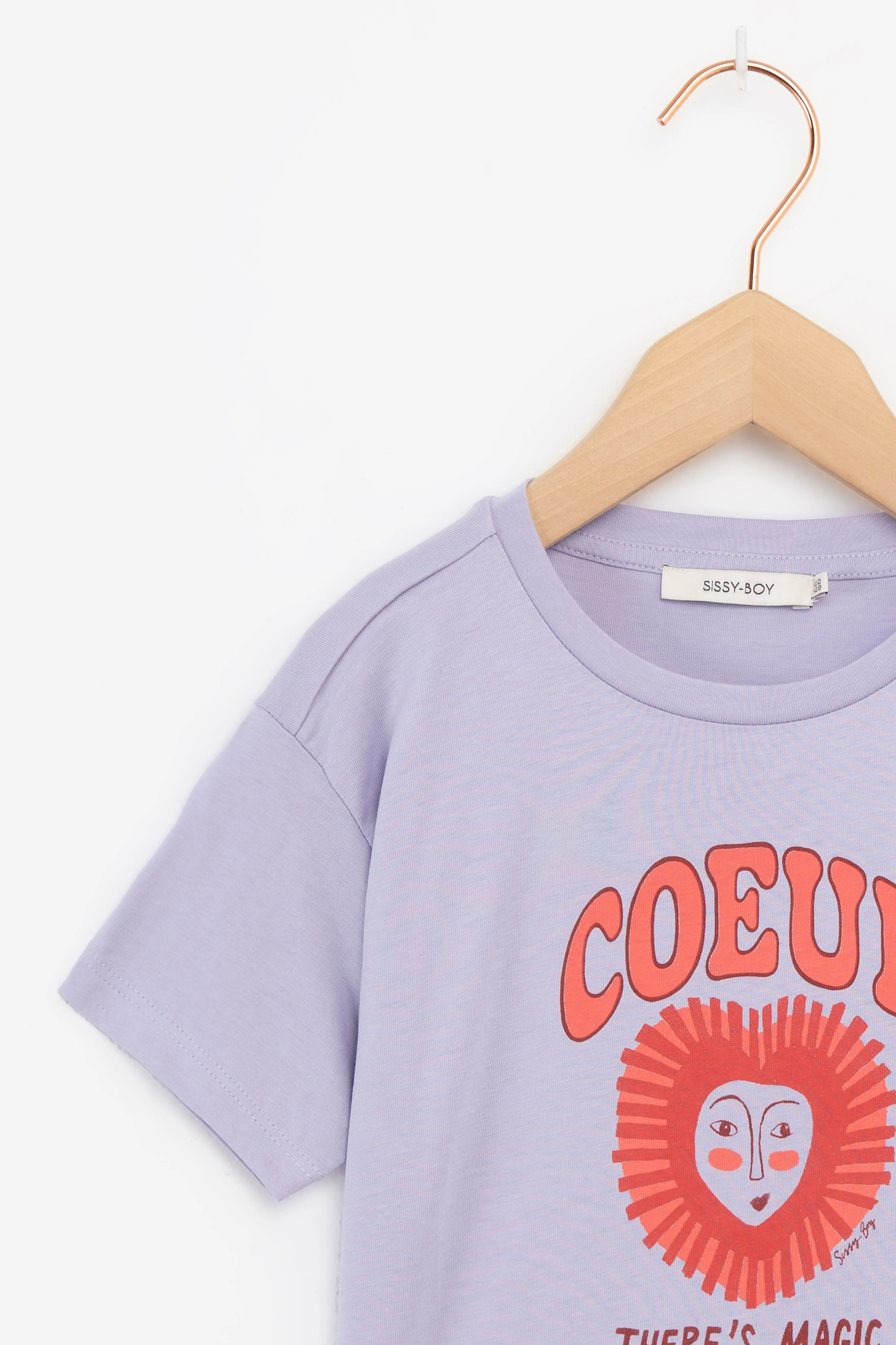 T-shirt Cœur - lavande